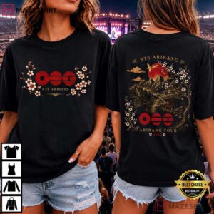 BTS Arirang Tour Korean Vintage Concert Merch ARMY Fan T Shirt (3)