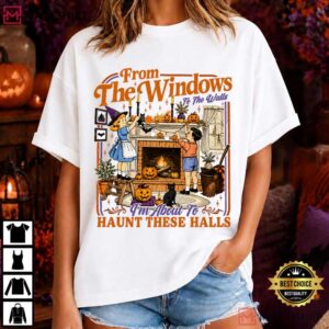 Halloween From The Windows To The Walls I'm About To Haunted Halls T S (4)