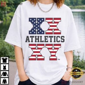 XX XY Athletics Patriotic American Flag Sports USA T Shirt (4)