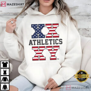 XX XY Athletics Patriotic American Flag Sports USA T Shirt (2)