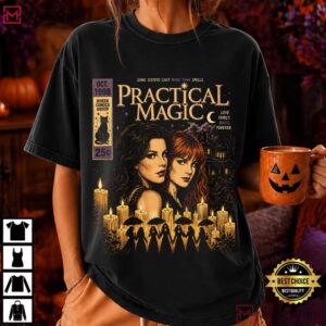Comic Book Practical Magic 1998 Horror Movie Halloween T Shirt (1)