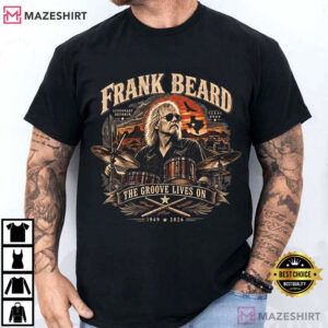 Frank Beard Tribute The Groove Lives On Vintage Drummer Memorial T Shirt (1)