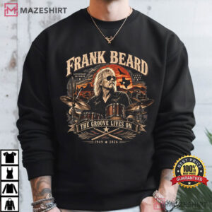Frank Beard Tribute The Groove Lives On Vintage Drummer Memorial T Shirt (2)