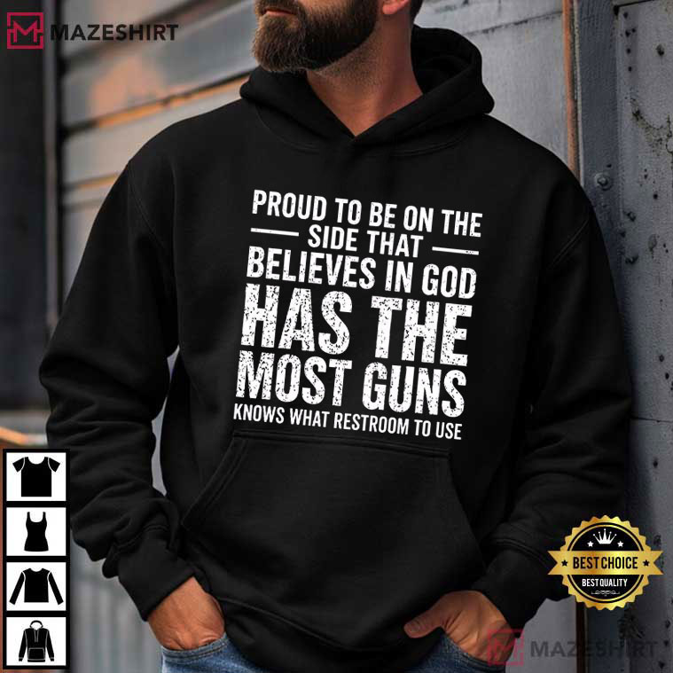 Conservative Pro Republican Proud To Be On The Side Believes In God T-Shirt Conservative Pro Republican Proud To Be On The Side Believes In God T-Shirt