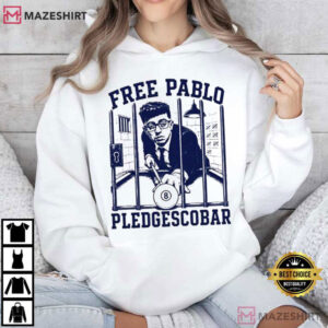 Free Pablo Pledgescobar 8 Ball Sports T Shirt (4)