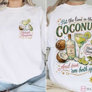 Midnight Margaritas Tropical Cocktail Midnight Coconut T-Shirt