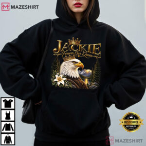 Jackie Bald Eagle Forever Our Queen Tribute Gift T Shirt (2)