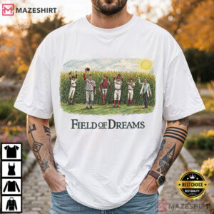 Philadelphia Phillies Field Of Dreams Vintage Cornfield Baseball T Shirt (1)