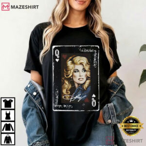 Dolly Parton Signature Country Queen Vintage Country Music T Shirt (3)