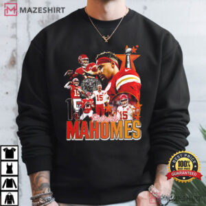 Patrick Mahomes Kansas City Chiefs Quarterback Football T Shirt (2)