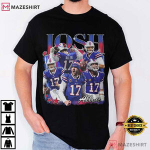 Josh Allen Buffalo Bills Vintage American Football Fan Gift T Shirt (4)