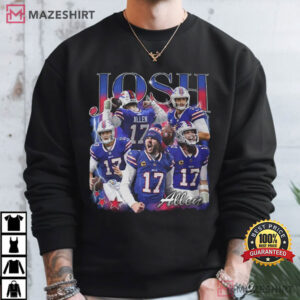 Josh Allen Buffalo Bills Vintage American Football Fan Gift T Shirt (1)