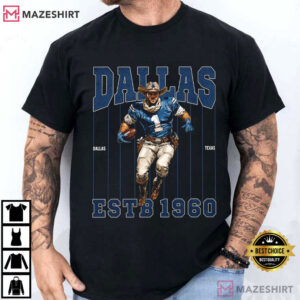 Dallas Cowboys Football Retro 90s Game Day T-Shirt
