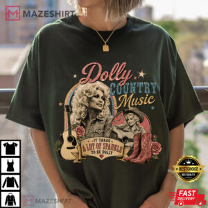 Dolly Parton Country Music Legend Tribute Memorial T Shirt (2)