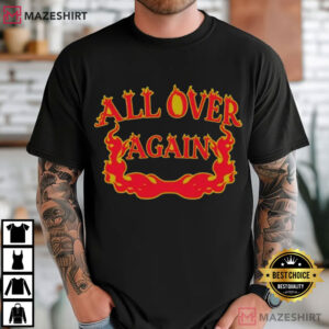 Jonas Brothers Burnin Up Concert All Over Again Jonas Outfit Pop Rock T-Shirt