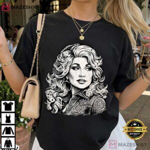 Dolly Parton Country Queen Retro Nashville Cowgirl T-Shirt