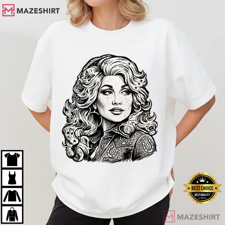 Dolly Parton Country Queen Retro Nashville Cowgirl T-Shirt Dolly Parton Country Queen Retro Nashville Cowgirl T-Shirt