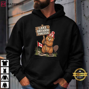 Lake Ontario Forever Animal Beaver Funny Anti Lake America T Shirt (2)