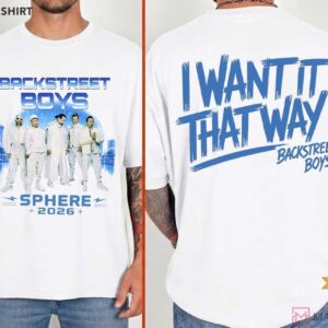 Backstreet Boys Millennium I Want It That Way 90s Boy Band T-Shirt