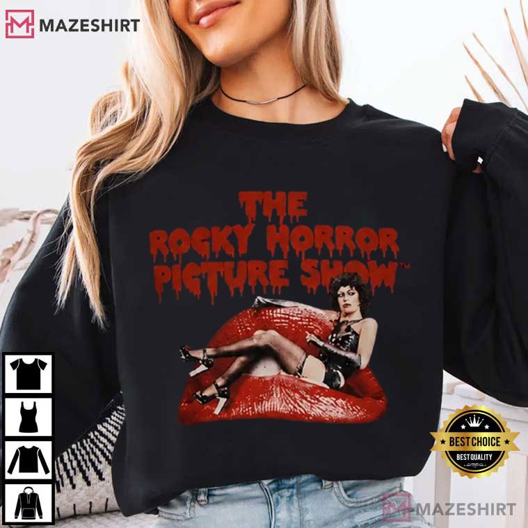 Rocky Horror Picture Show Dr Frank Iconic Throne Pose Movie T-Shirt Rocky Horror Picture Show Dr Frank Iconic Throne Pose Movie T-Shirt