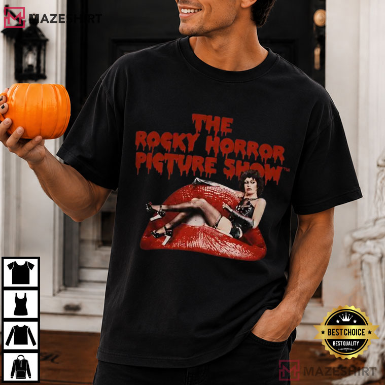 Rocky Horror Picture Show Dr Frank Iconic Throne Pose Movie T-Shirt Rocky Horror Picture Show Dr Frank Iconic Throne Pose Movie T-Shirt