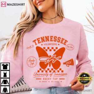 Dolly Parton Tennessee Volunteers Butterfly University Of Tennessee T Shirt (4)