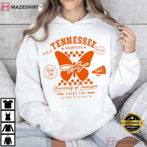 Dolly Parton Tennessee Volunteers Butterfly University Of Tennessee T Shirt (1)