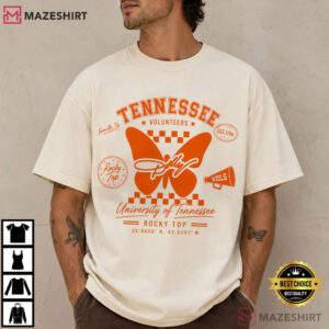 Dolly Parton Tennessee Volunteers Butterfly University Of Tennessee T Shirt (3)