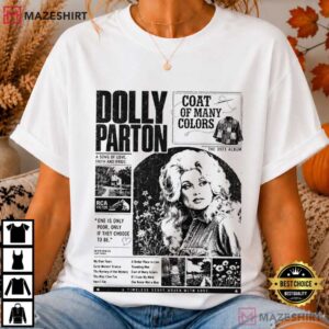 Celebrating Dolly Parton Coat Of Many Colors Music Lovers T Shirt (1)