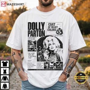Celebrating Dolly Parton Coat Of Many Colors Music Lovers T Shirt (2)