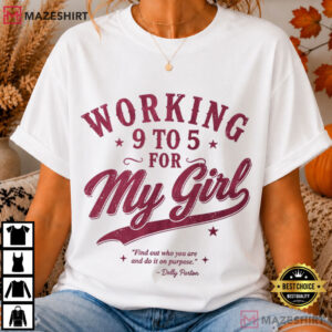 Dolly Parton 9 To 5 Retro Country Music Tribute T Shirt (2)