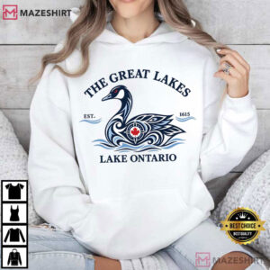 Great Lakes Loon Bird Lake Ontario Wildlife Canada Nature T Shirt (1 (4)