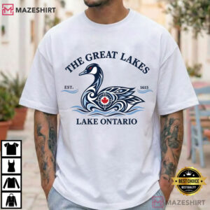 Great Lakes Loon Bird Lake Ontario Wildlife Canada Nature T Shirt (1)