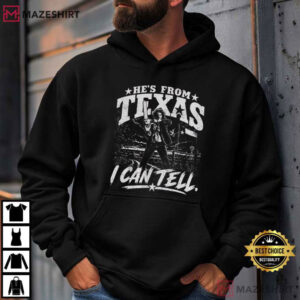 He's From Texas I Can Tell Slasher Horror Halloween T Shirt (4)
