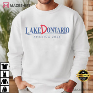 Lake Dontario America 2026 Humor T Shirt (2)