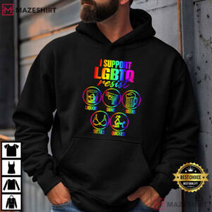 I Support LGBTQ Resist Pride Month Funny Meme T Shirt (4)