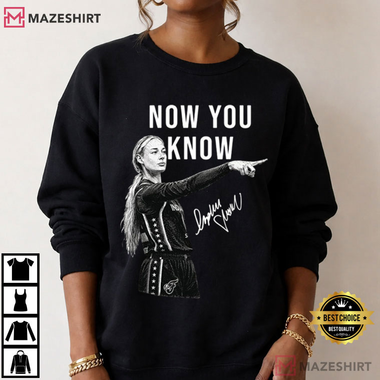 Sophie Cunningham Now You Know Indiana Fever Basketball T-Shirt Sophie Cunningham Now You Know Indiana Fever Basketball T-Shirt
