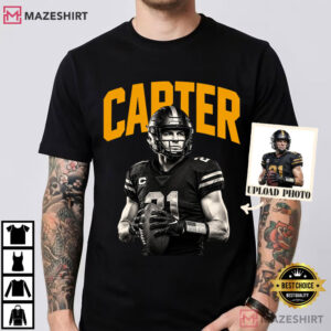 Football Mom Custom Player Name And Photo Game Day T Shirt (1)