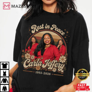 Carla Jeffery RIP 1993 2026 Tribute Movie Fan T Shirt (2)