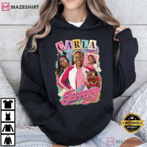 Carla Jeffery Retro 90s Actress Fan Pop Star Collage T Shirt (2)