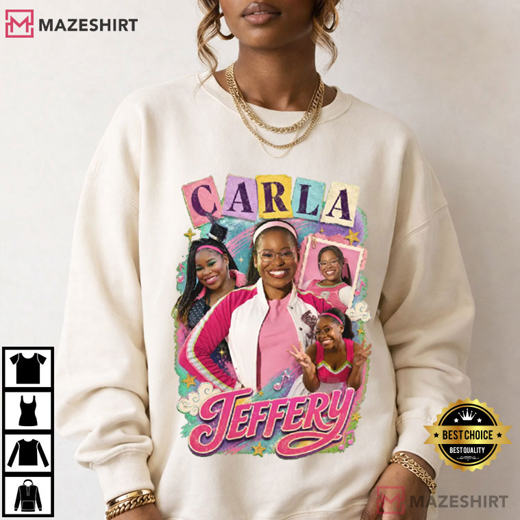 Carla Jeffery Retro 90s Actress Fan Pop Star Collage T-Shirt Carla Jeffery Retro 90s Actress Fan Pop Star Collage T-Shirt