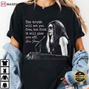 Gloria Steinem The Truth Will Set You Free Feminist Women's Rights T Shirt (4)