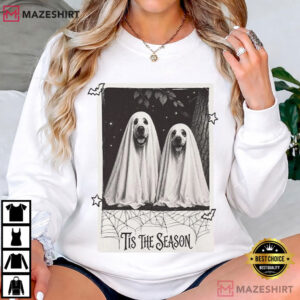 Halloween Tis The Season Creep It Real Life Spooky Season Dog T Shirt (3)