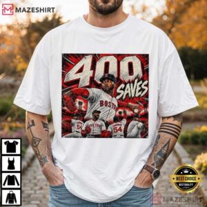 Aroldis Chapman 400 Saves Boston Baseball Vintage T Shirt (1)