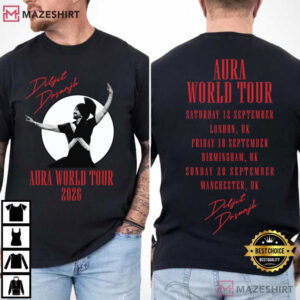 Diljit Dosanjh Aura World Tour 2026 Punjabi Music T Shirt (2)