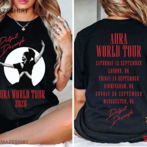 Diljit Dosanjh Aura World Tour 2026 Punjabi Music T Shirt (3)