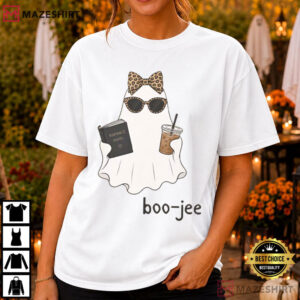 Halloween Boo Jee Ghost Funny Graphic T Shirt (4)
