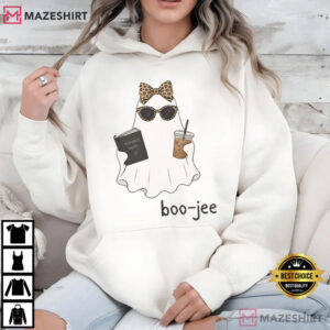 Halloween Boo Jee Ghost Funny Graphic T Shirt (2)