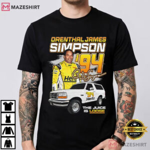 Orenthal James Simpson 94 Racing Fan Gift T Shirt (1)