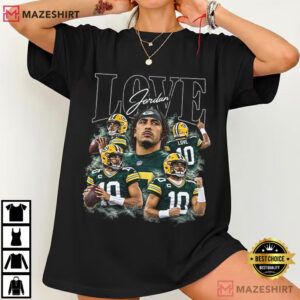 Jordan Love Green Bay Packers Football Game Day Graphic T Shirt (3)
